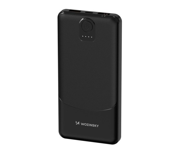 Wozinsky Powerbank Wpower10000mAh czarny WPBBK-2 - 1487901 - zdjęcie